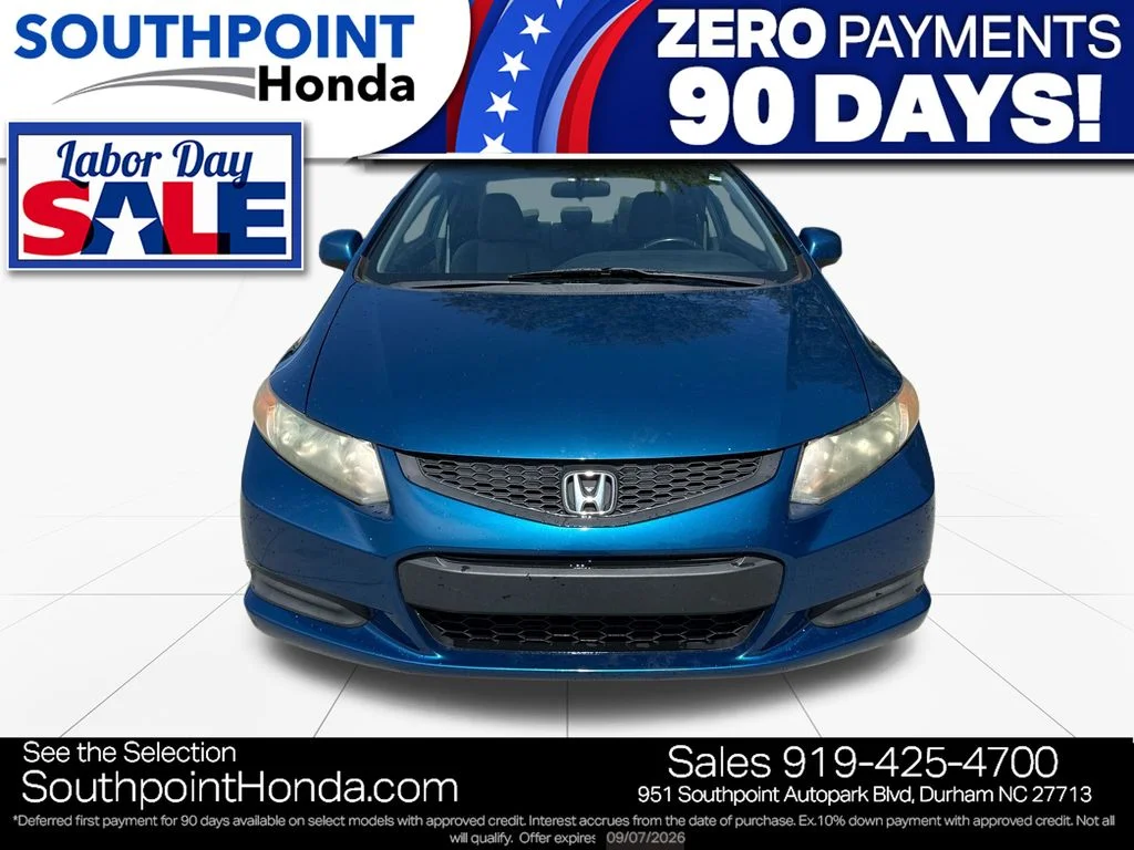 Used 2012 Honda Civic EX-L with VIN 2HGFG3B00CH526005 for sale in Durham, NC