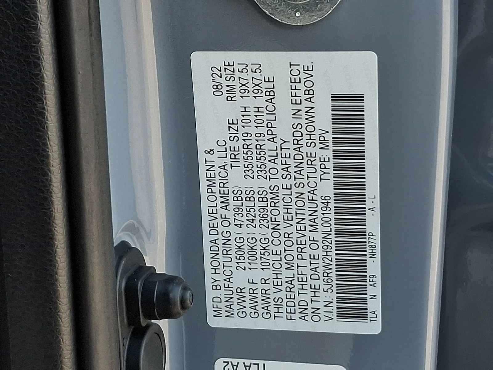 2022 Honda CR-V Touring - Photo 28