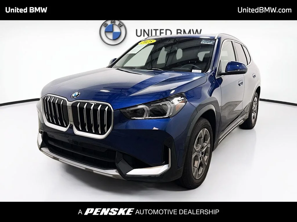 Certified Used 2025 Blue Metallic BMW xDrive28i image 1