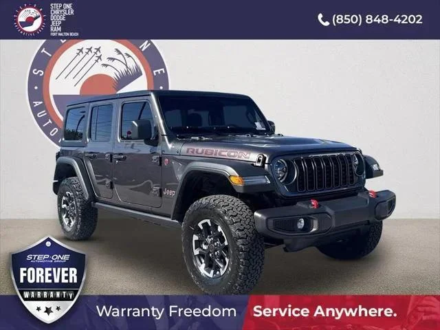 New 2026 Granite Crystal Metallic Clear-Coat Exterior Paint Jeep Rubicon image 1