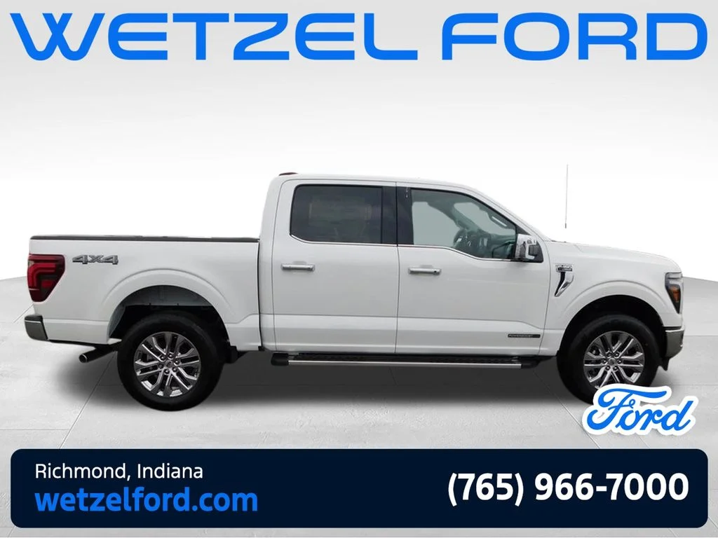 New 2026 Star White Metallic Tri-Coat Ford Lariat® image 2