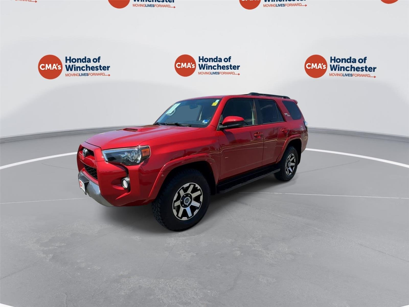 Used 2019 Barcelona Red Metallic Toyota TRD Off-Road image 4