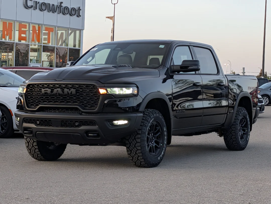 New 2027 Black RAM Rebel - - 4x4 - 3.0L Hurricane Twin Turbo - 420 HP - Crew Cab & More! image 4