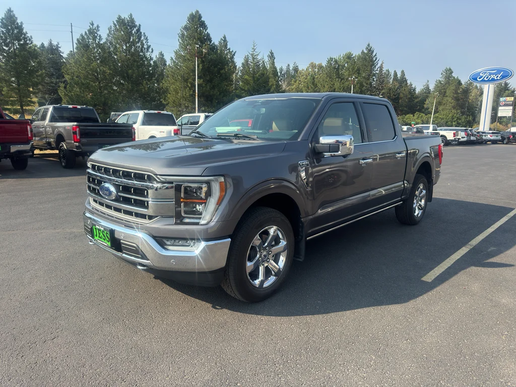 Certified Used 2023 Carbonized Gray Metallic Ford LARIAT image 1