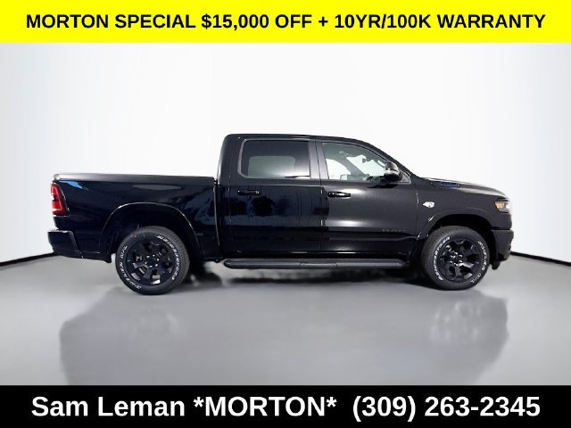 New 2026 Diamond Black Crystal Pearl-Coat Exterior Paint Ram Big Horn/Lone Star image 8