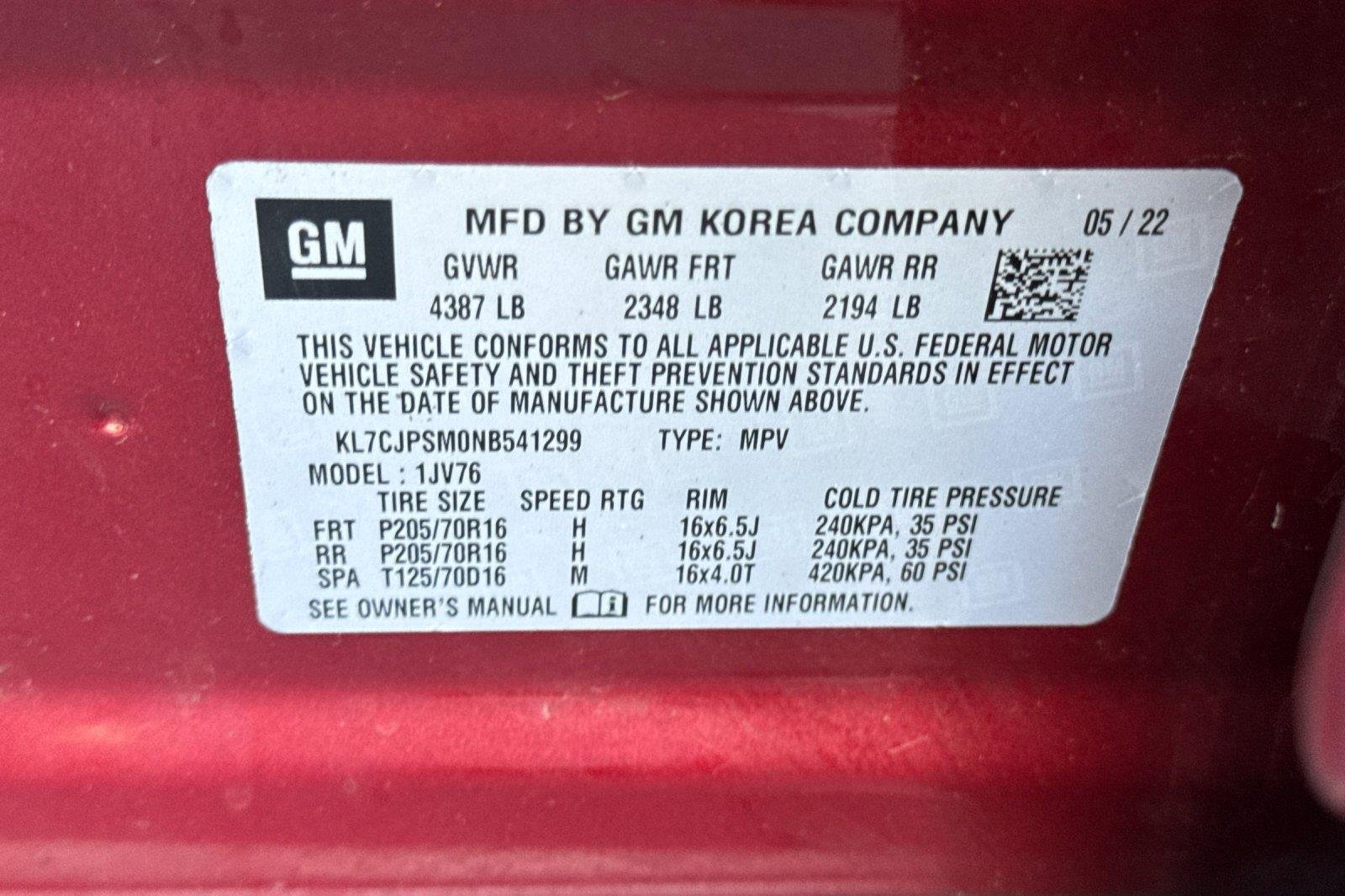 Used 2022 Crimson Metallic Chevrolet LT image 29