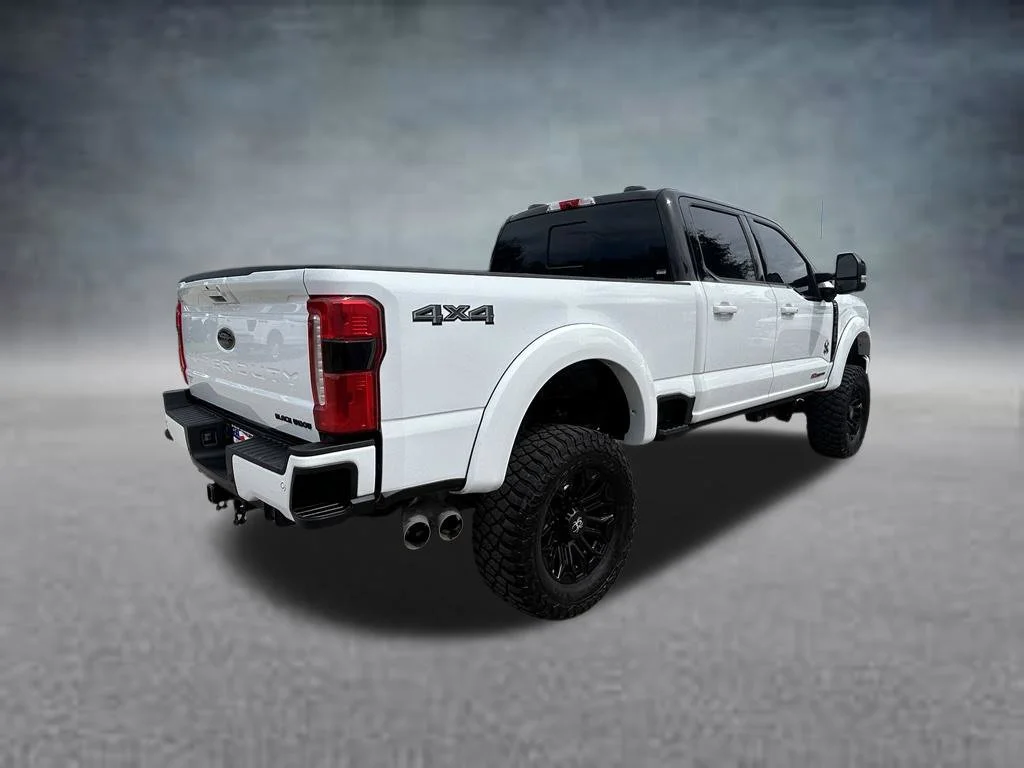 Used 2024 Oxford White Ford LARIAT LIFTED BLACK WIDOW PKG image 4