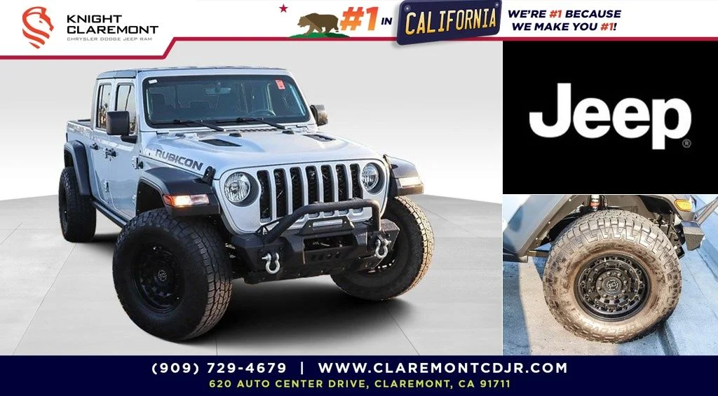Used 2022 Silver Jeep Rubicon image 1