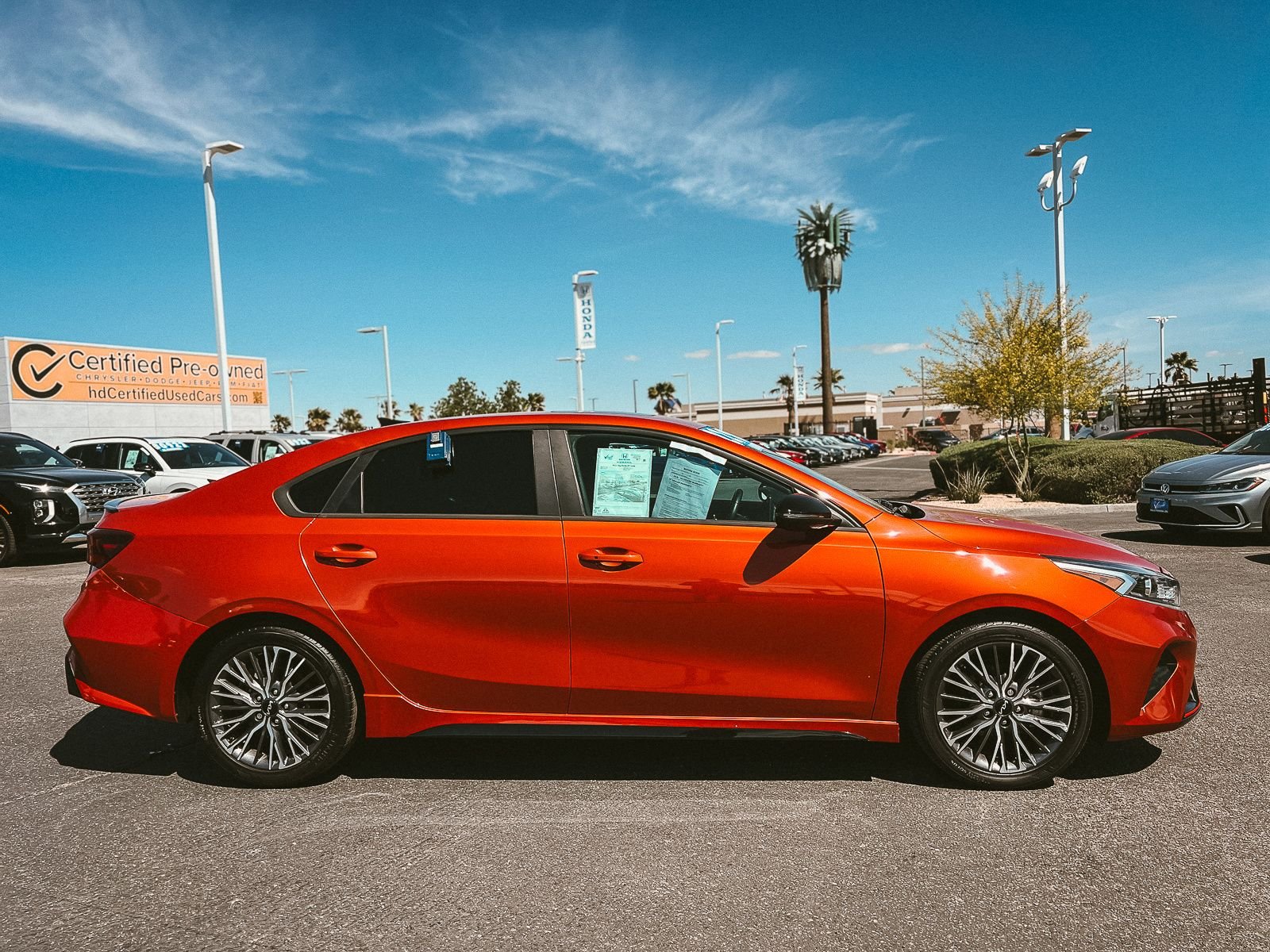Used 2023 Fire Orange Kia GT-Line image 9