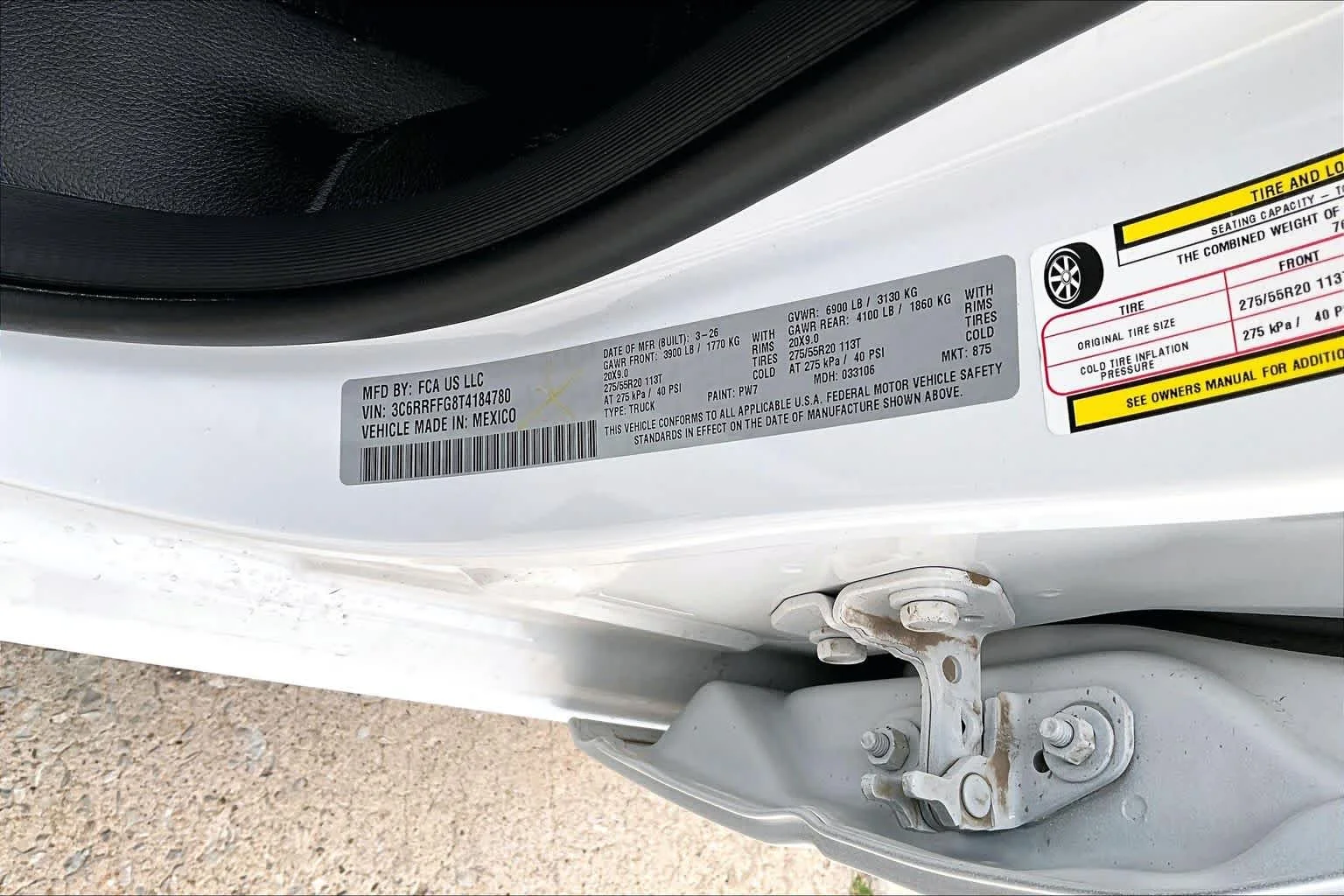 New 2026 Bright White Clear-Coat Exterior Paint RAM Big Horn image 21