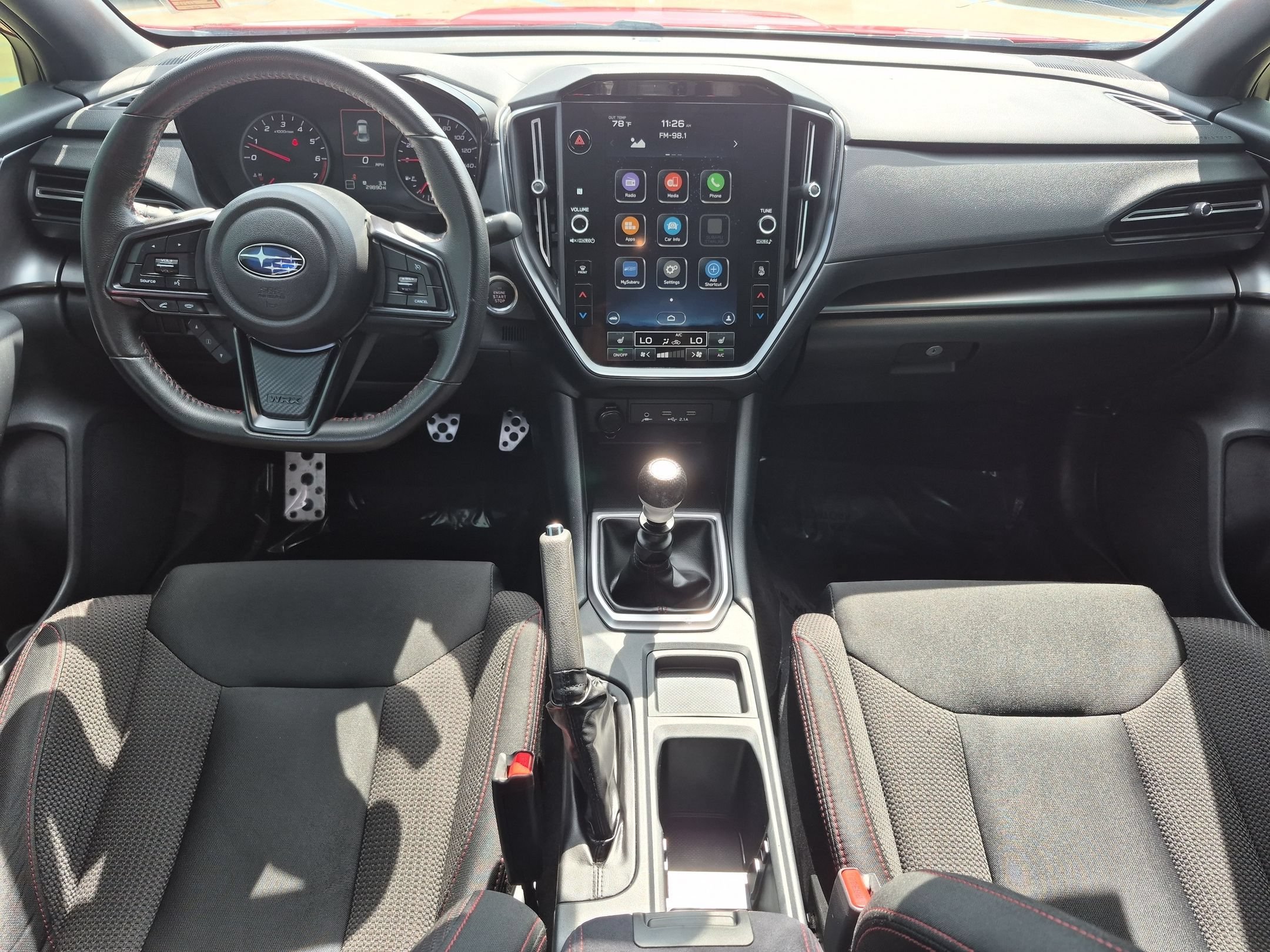 Used 2022 Ignition Red Subaru Premium AWD image 23