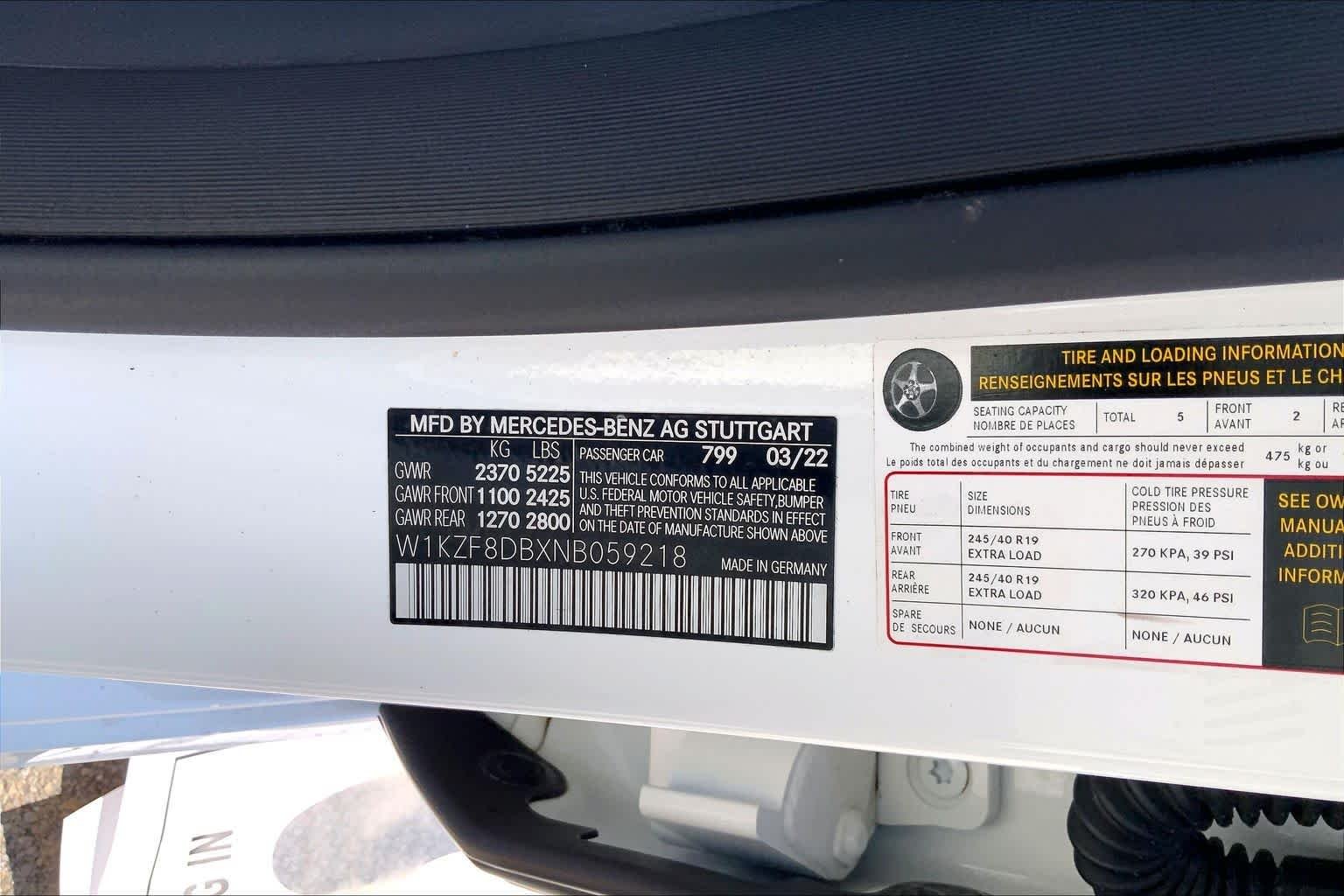 Certified Used 2022 MANUFAKTUR Diamond White Mercedes-Benz E 350 image 34