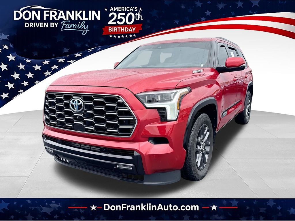 Used 2023 Red Toyota Platinum image 1