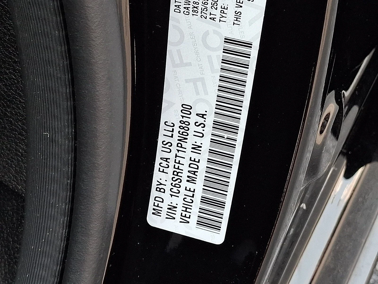 Used 2023 Diamond Black Crystal Pearlcoat Ram Big Horn image 27
