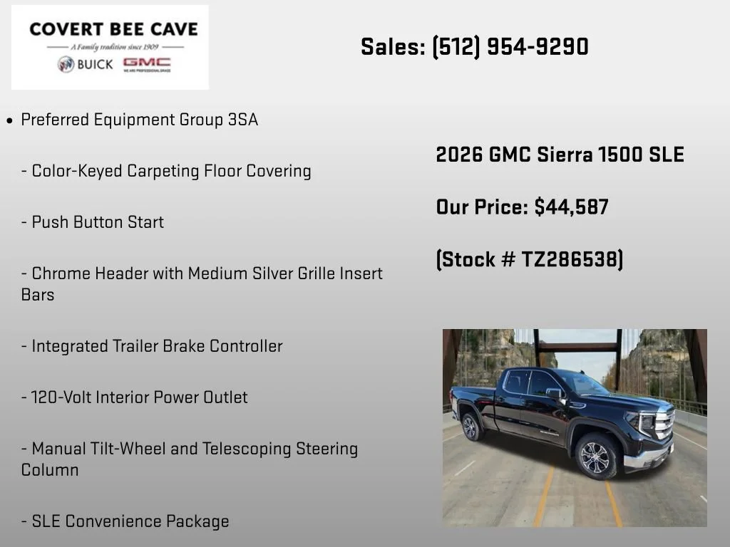New 2026 Onyx Black GMC SLE image 12