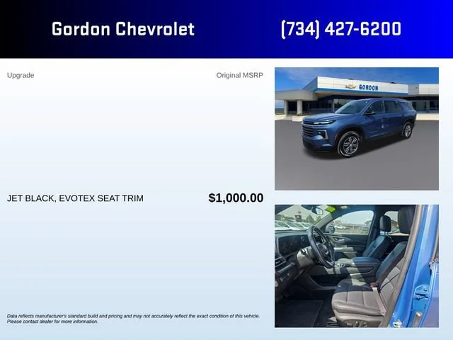 Used 2024 Lakeshore Blue Metallic Chevrolet LT image 5