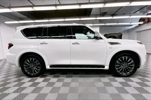 Used 2021 Aspen White Tricoat Nissan Platinum image 16