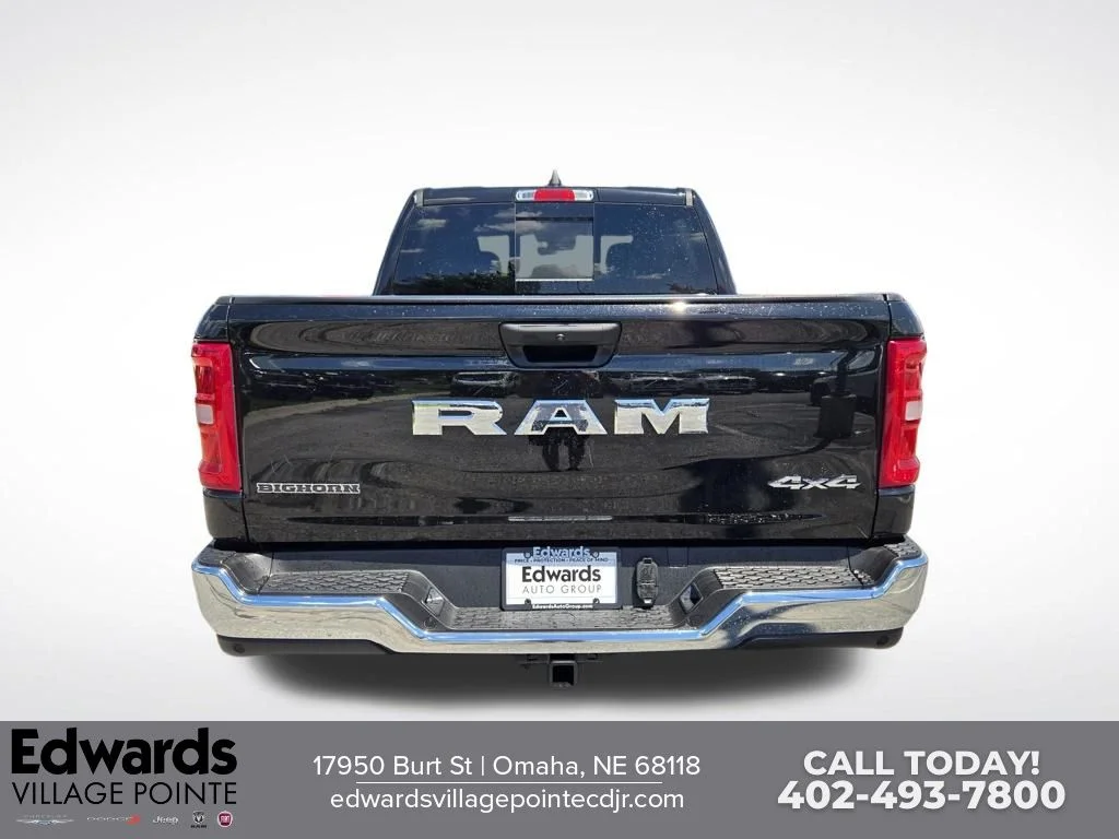 New 2026 Diamond Black Crystal Pearl-Coat Exterior Paint RAM Big Horn image 4