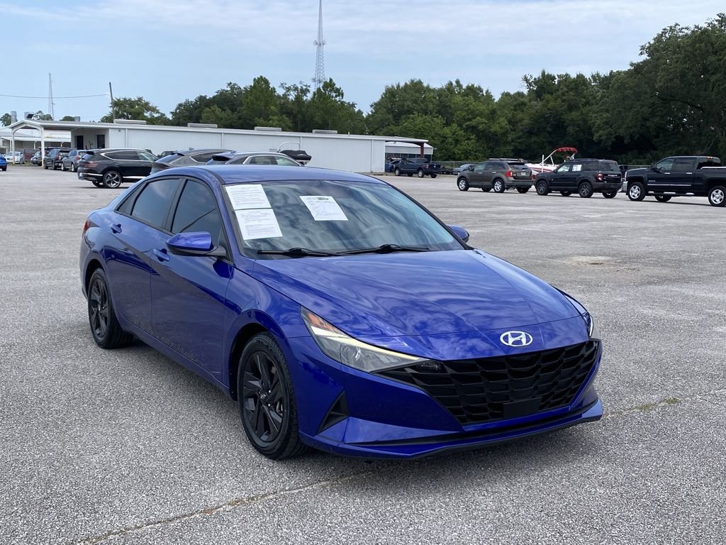Used 2021 Intense Blue Hyundai SEL image 2