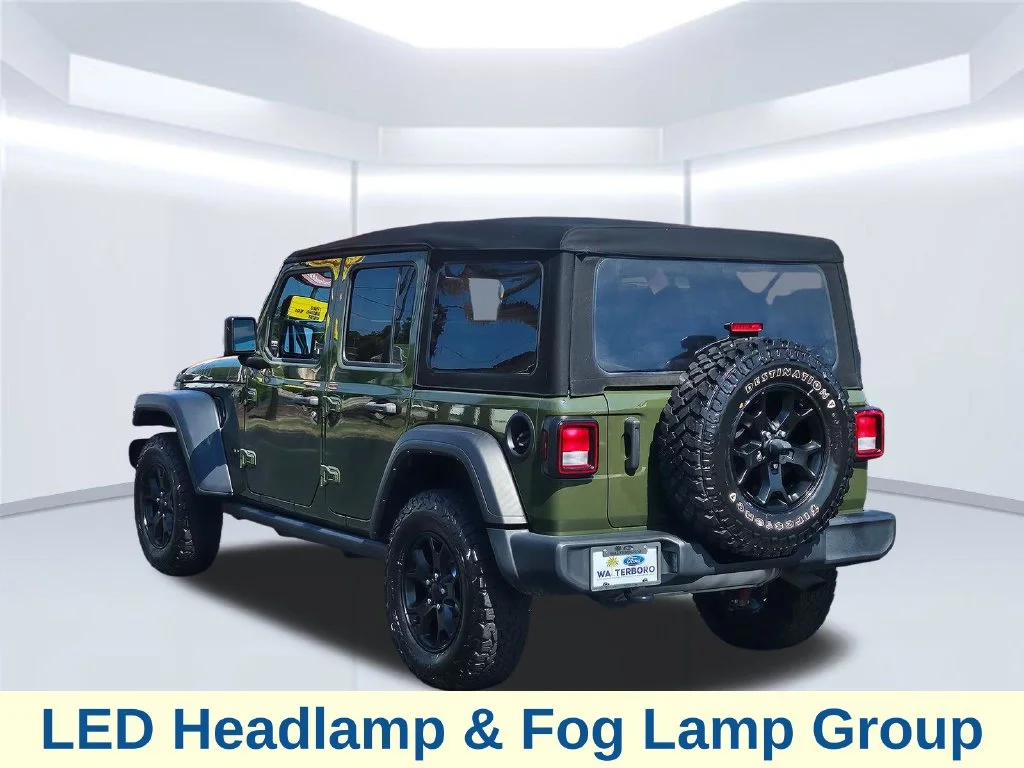 Certified Used 2022 Sarge Green Clearcoat Jeep Unlimited Willys image 18