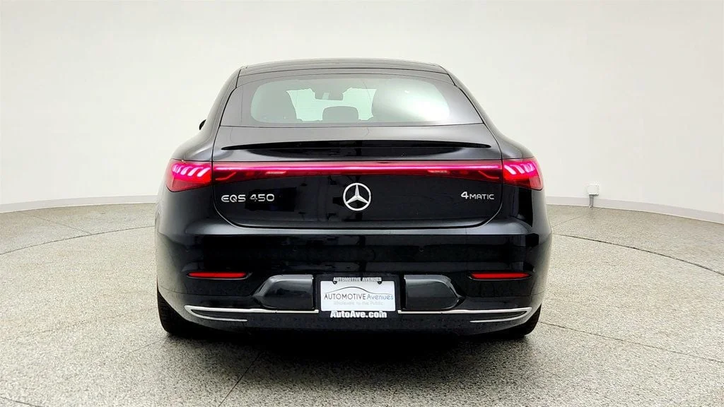 Used 2023 Black Mercedes-Benz EQS 450 4MATIC® Sedan w/ Massage Seats & Active Ambient Lighting image 6