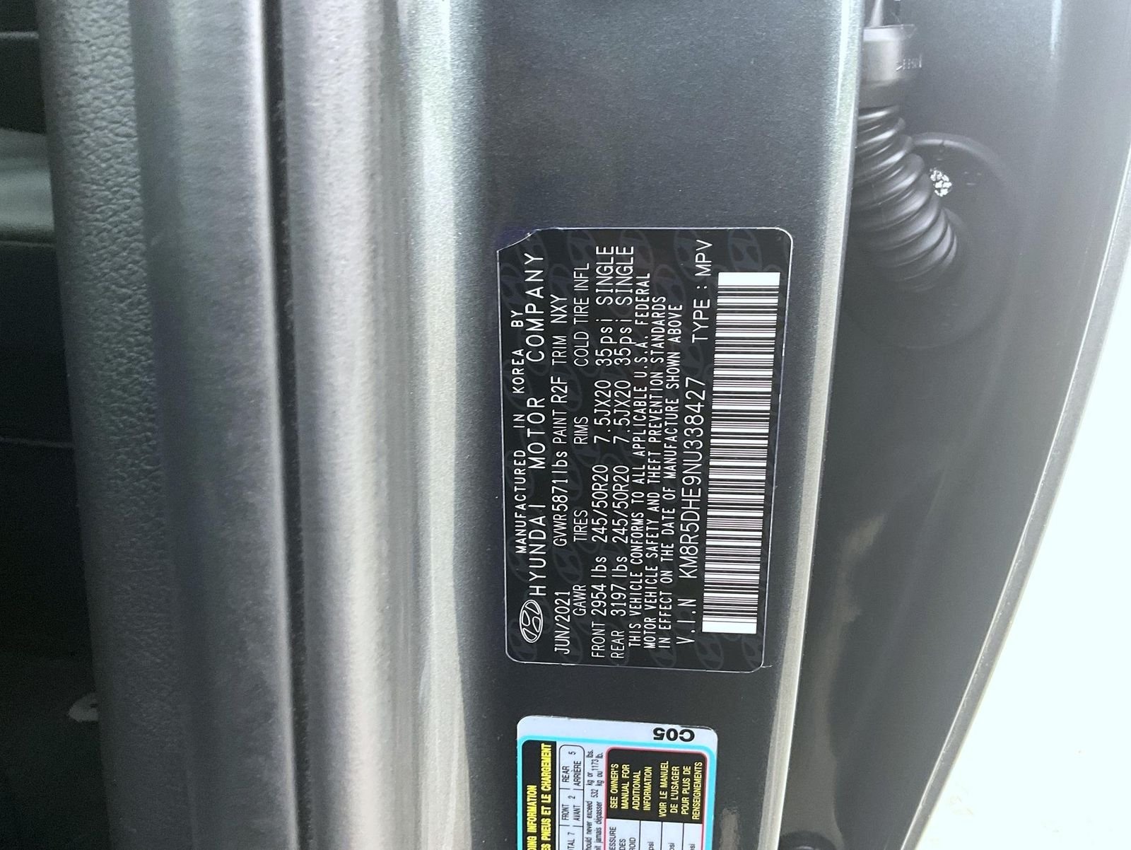 Used 2022 Green Hyundai Limited image 27