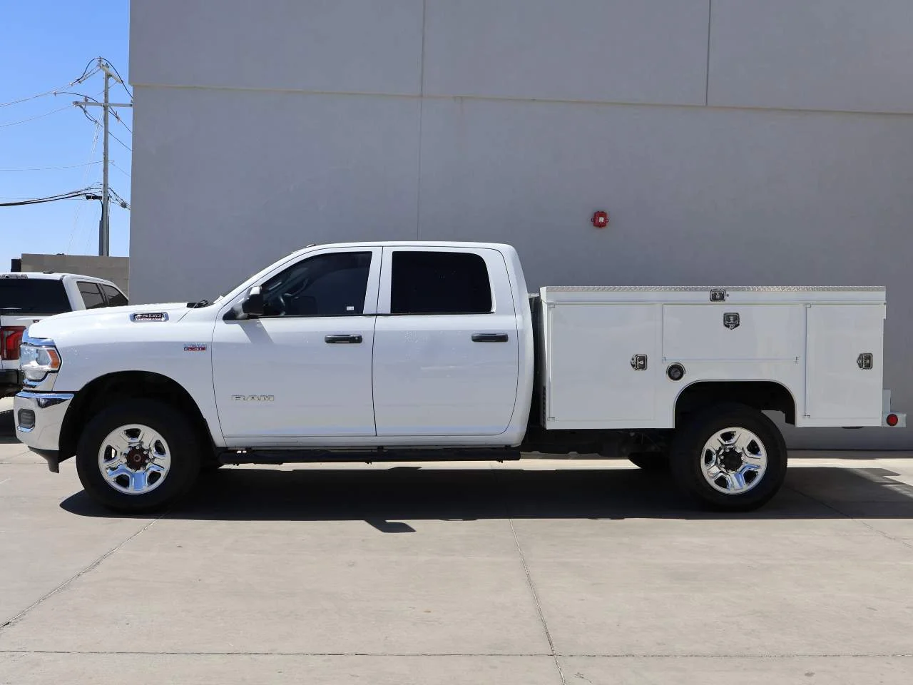 Used 2022 Bright White Clear Coat Ram Tradesman Crew Cab image 2