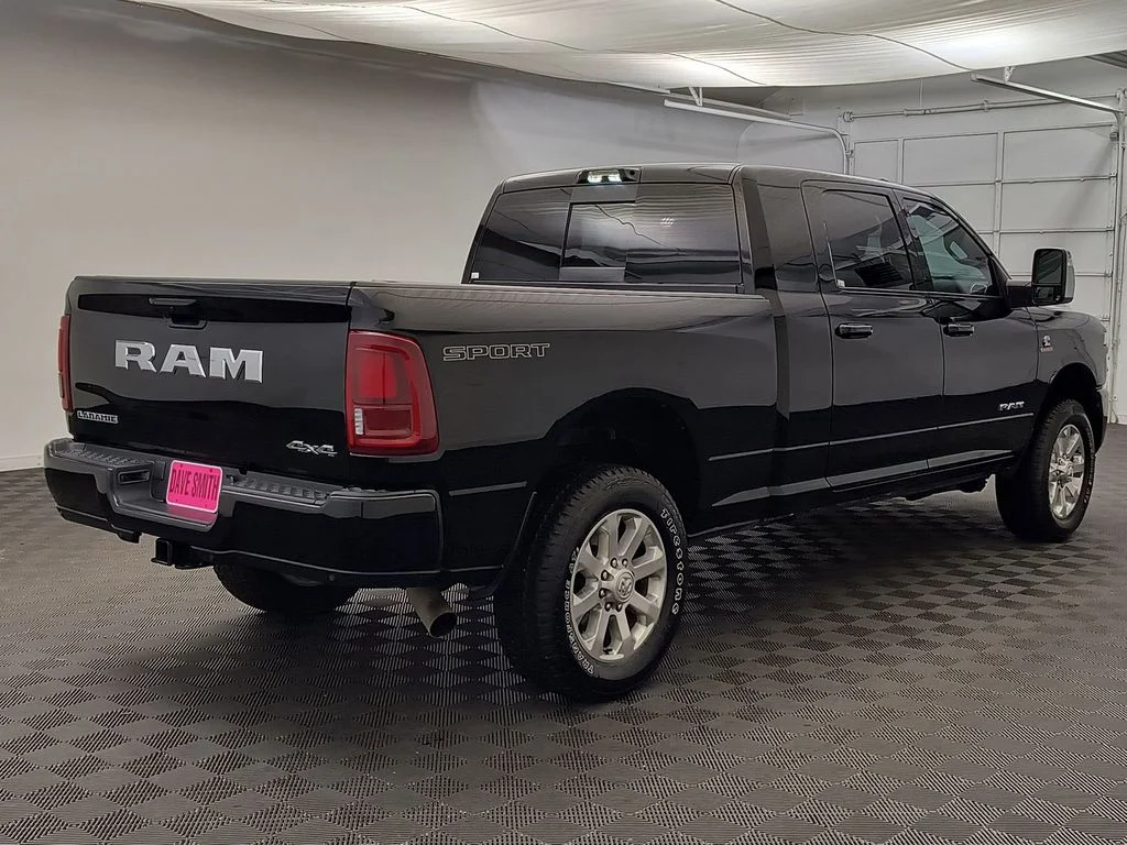 Certified Used 2025 Diamond Black Crystal Pearlcoat Ram Laramie image 8