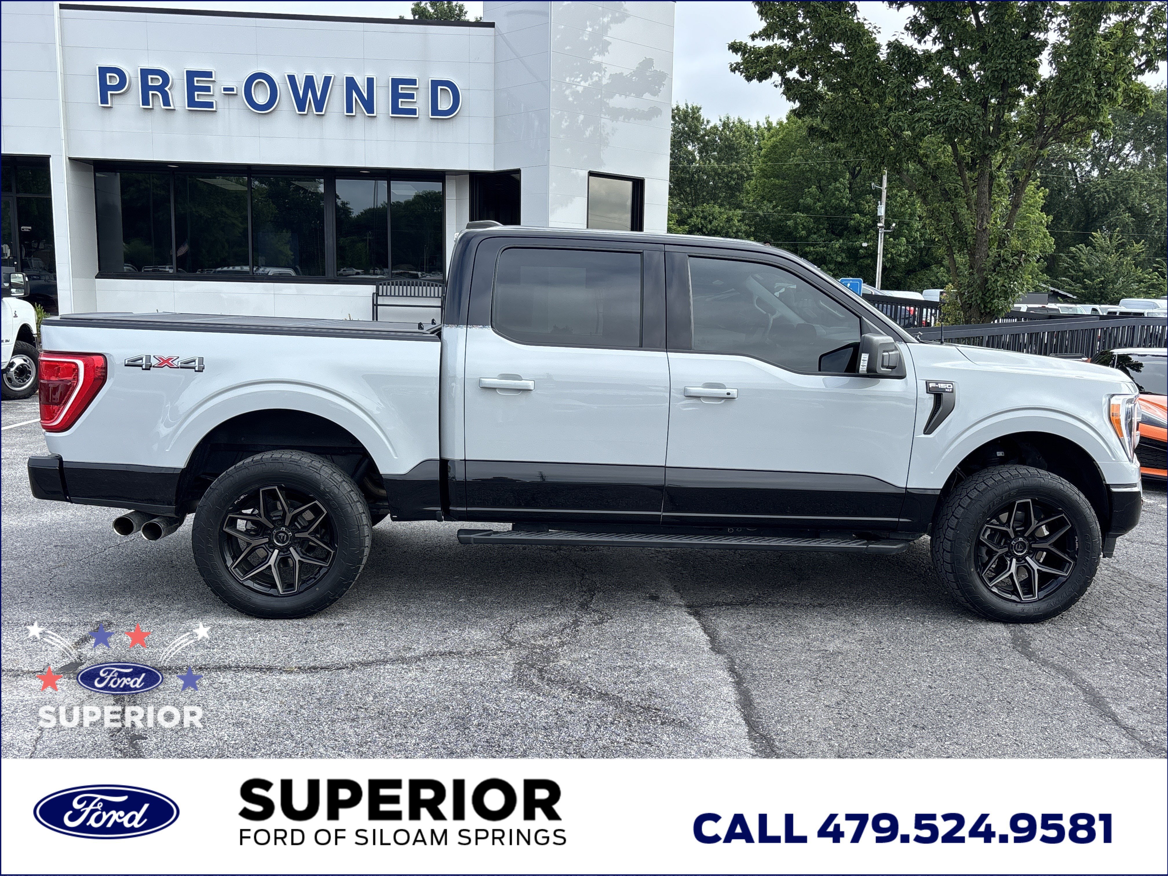 Used 2023 Black Gray Ford XLT 4WD image 2