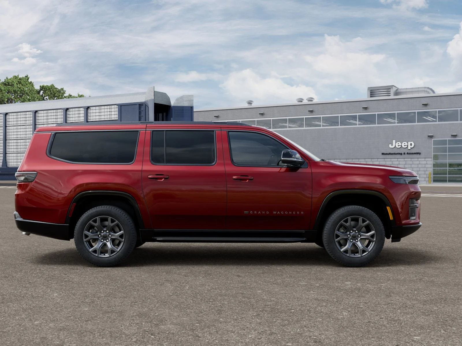 New 2026 Velvet Red Pearl-Coat Exterior Paint Jeep Grand Wagoneer image 12