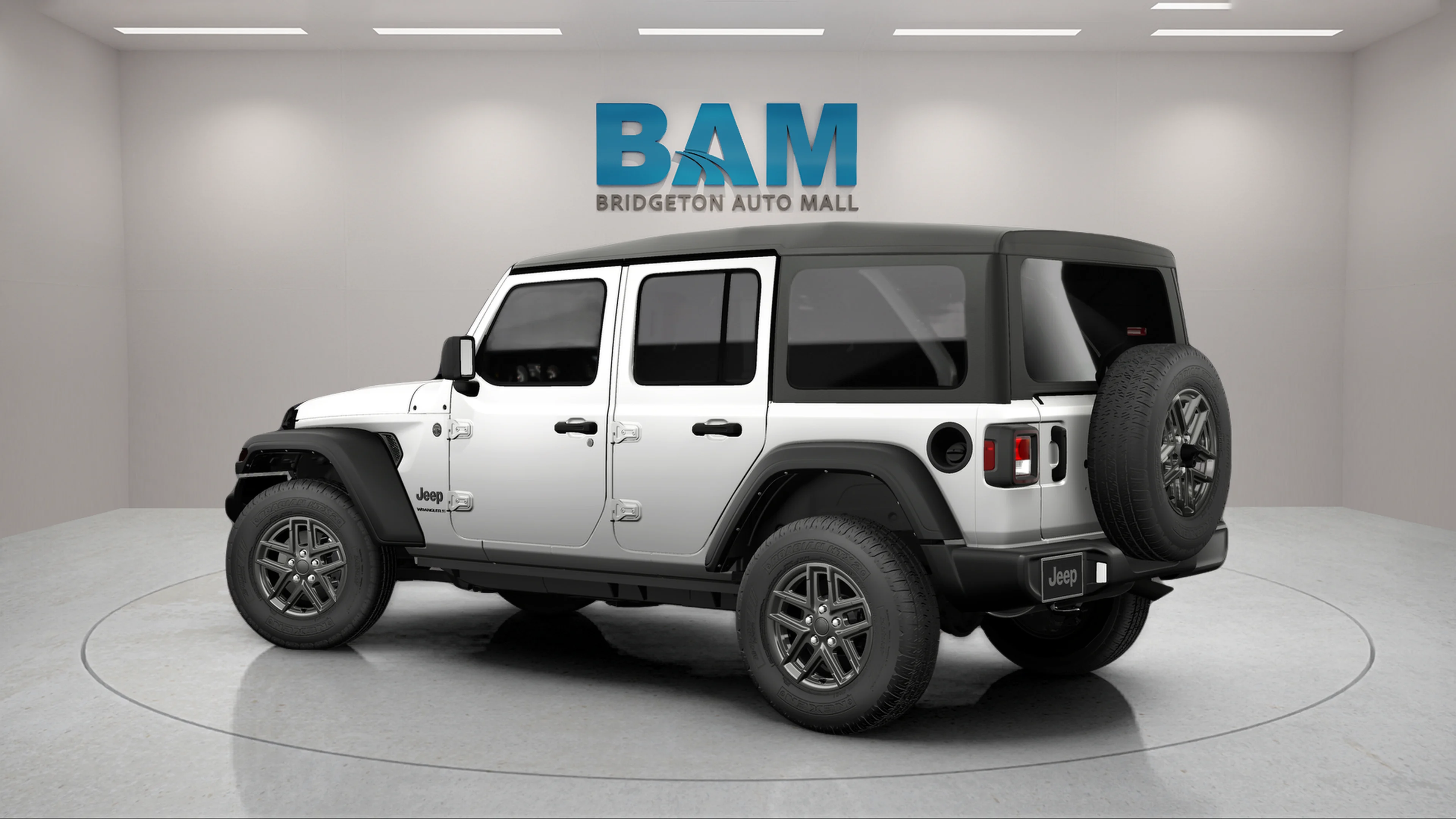 New 2026 Bright White Clear-Coat Exterior Paint Jeep Sport S image 11