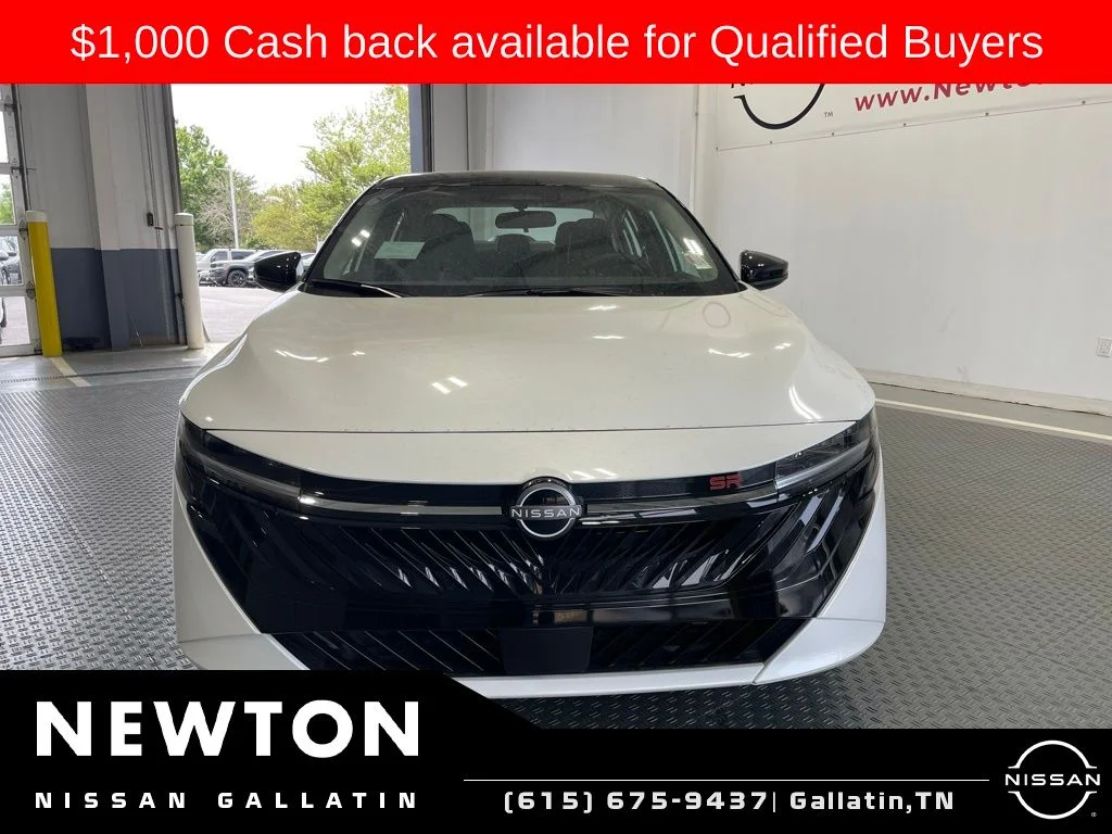 New 2026 Aspen White TriCoat / Super Black Two-tone Nissan SR image 3