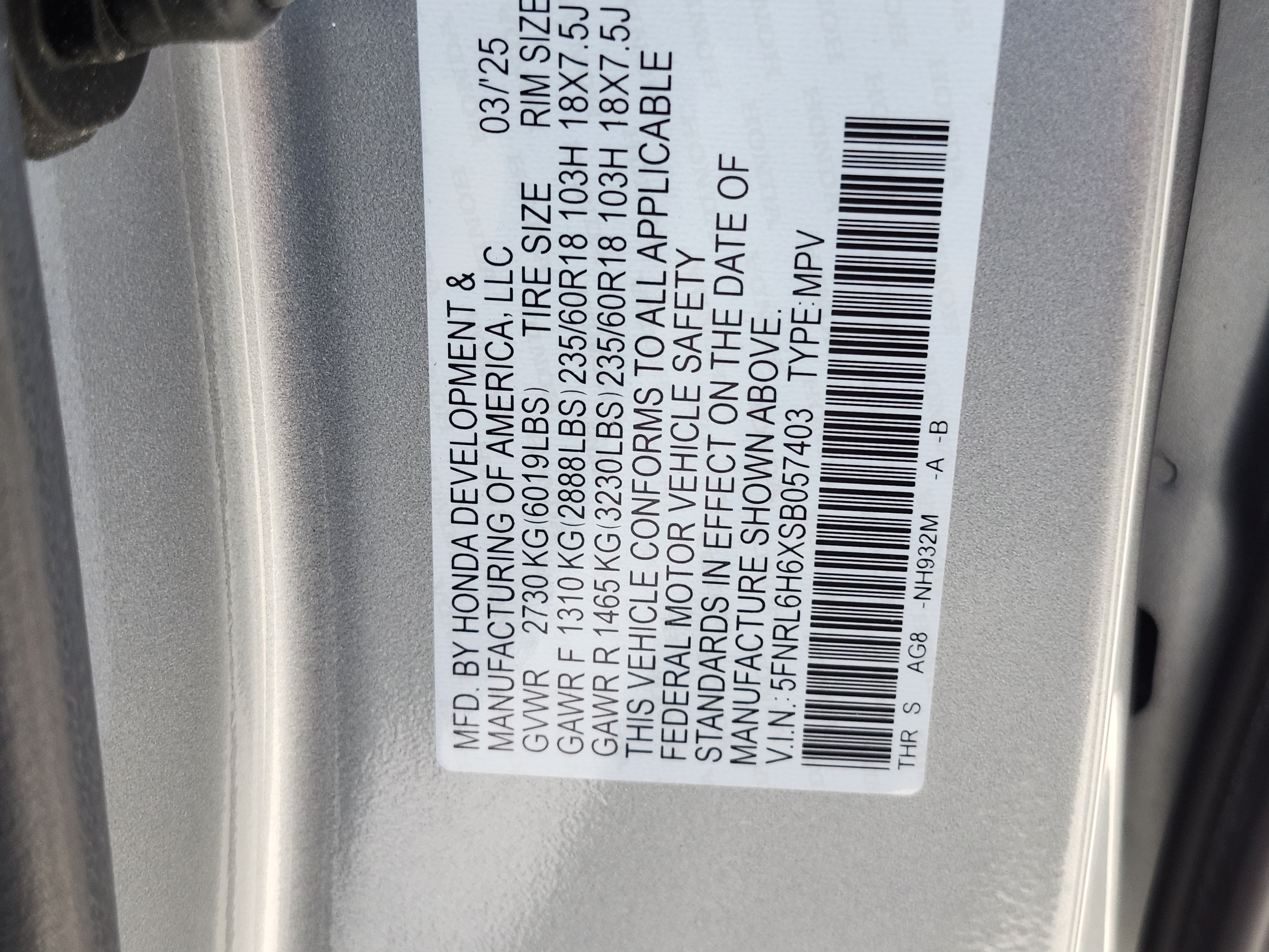 Used 2025 Silver Honda EX-L image 34