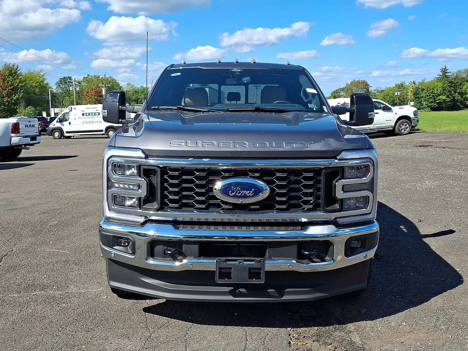 New 2026 Carbonized Gray Metallic Ford LARIAT image 2