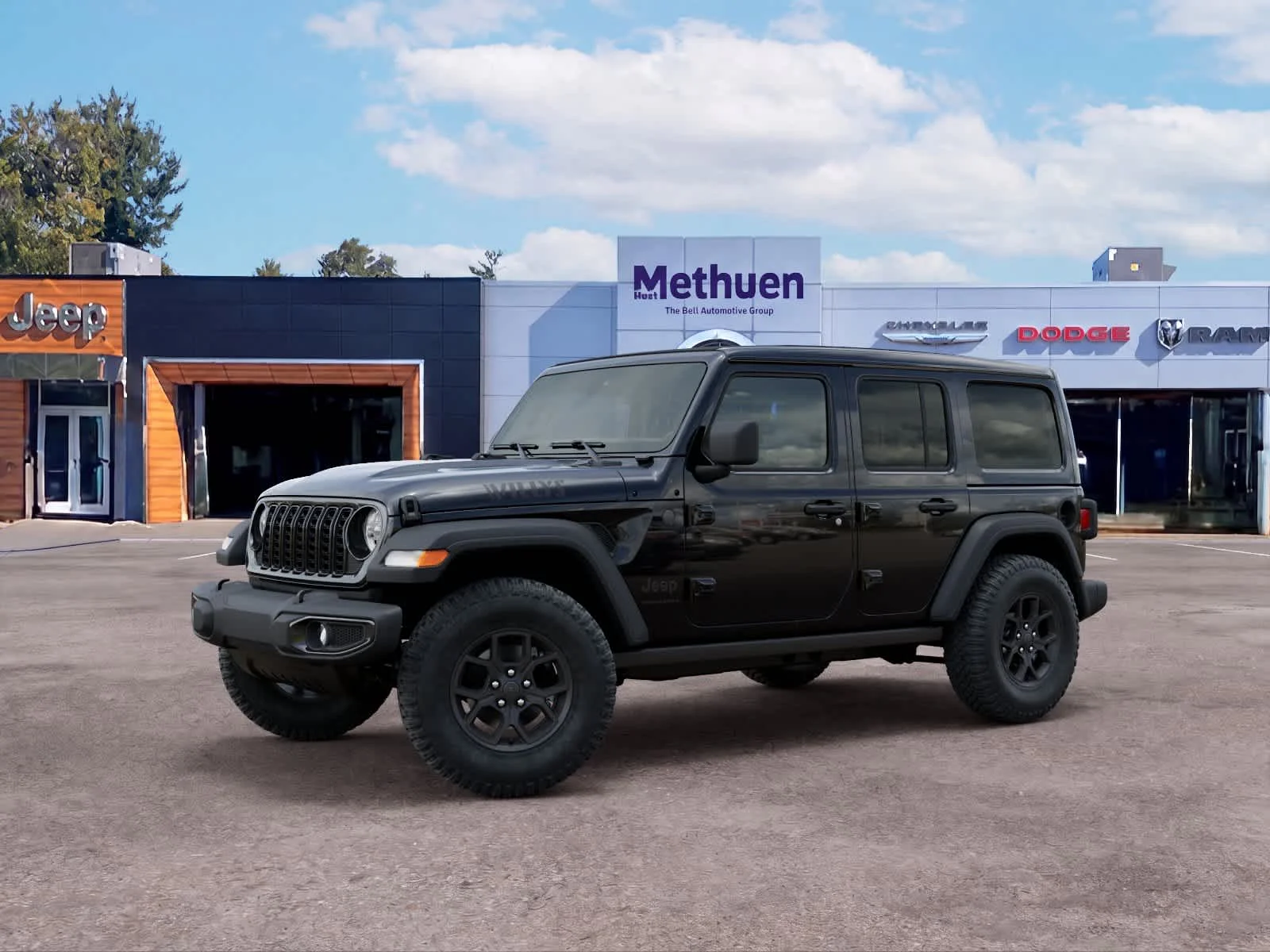New 2026 Black Clear-Coat Exterior Paint Jeep Willys image 2