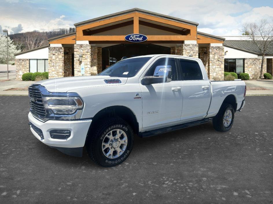 Used 2024 Bright White Clearcoat Ram Laramie image 1