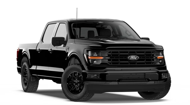 New 2026 Agate Black Metallic Ford XLT image 4