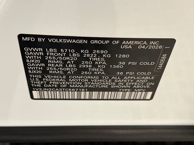 New 2026 White Volkswagen 2.0T SE w/Technology image 22