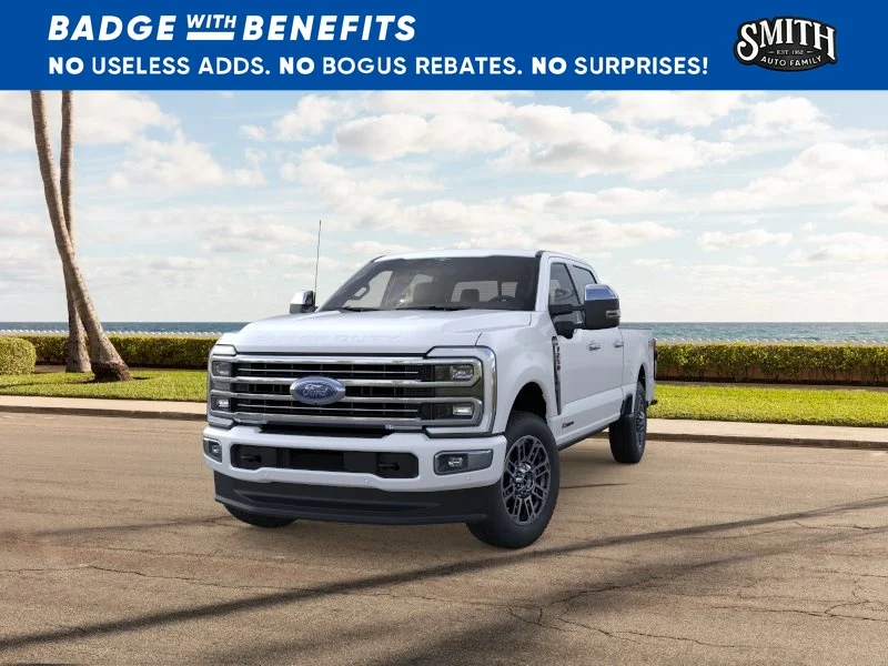 New 2026 Star White Metallic Tri-Coat Ford F-250® Platinum® image 3