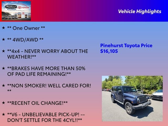 Used 2013 Blue Jeep Unlimited Sport image 16