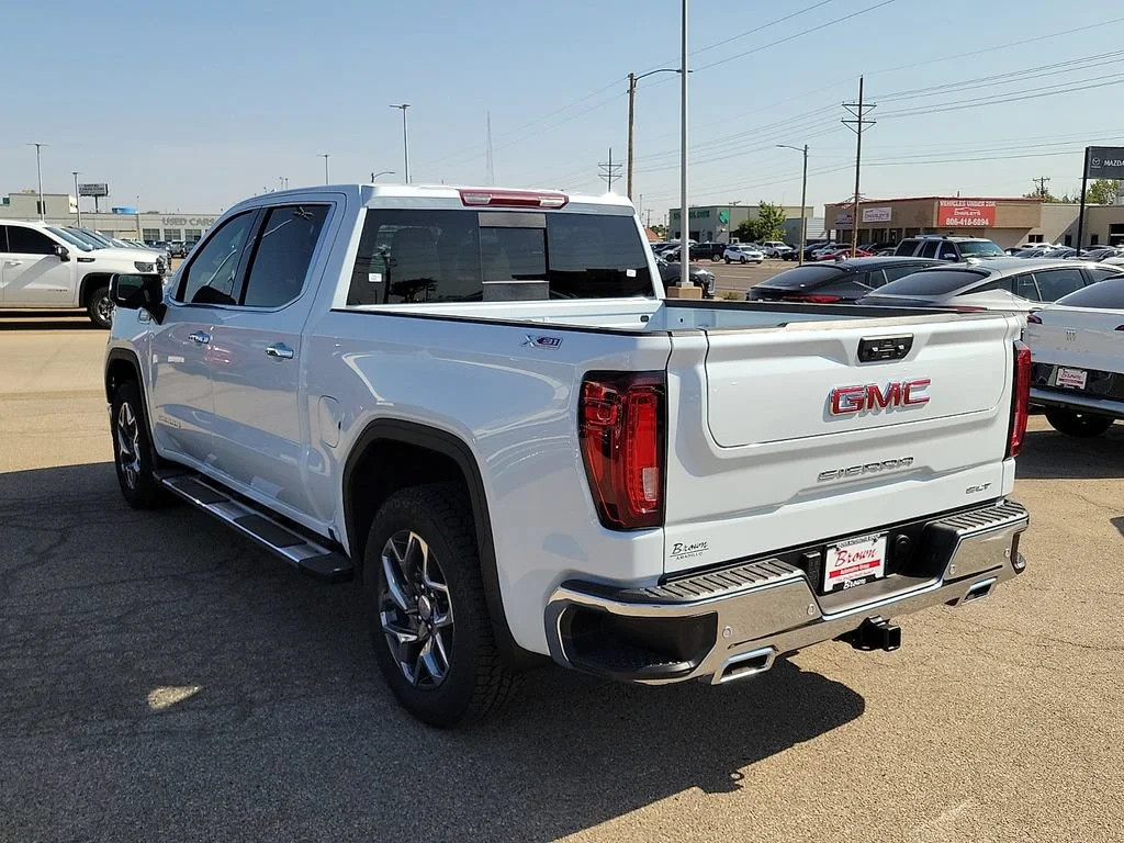 New 2026 Glacier White Tricoat GMC SLT image 7