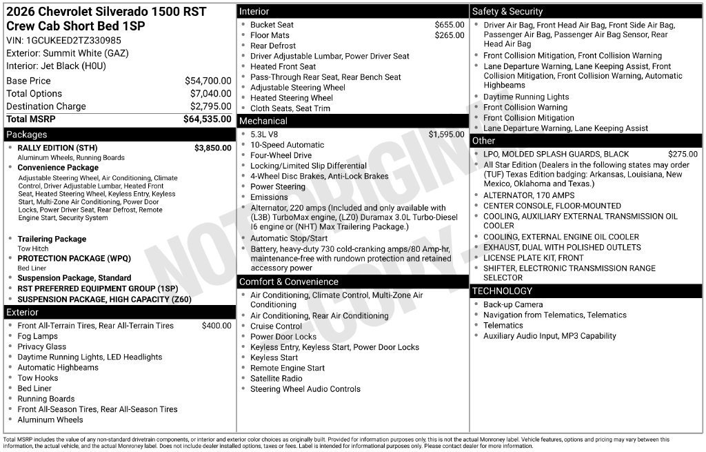 2026 Chevrolet Silverado 1500 RST - Photo 57