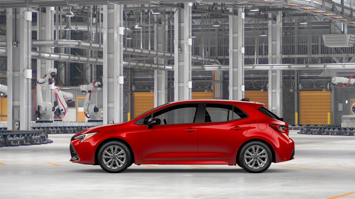 New 2027 Finish Line Red Toyota SE image 4