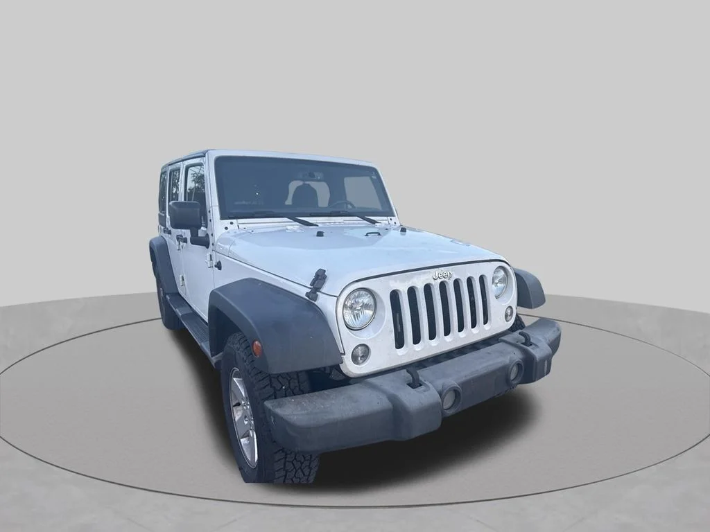 Used 2018 White Jeep Unlimited Sport image 3
