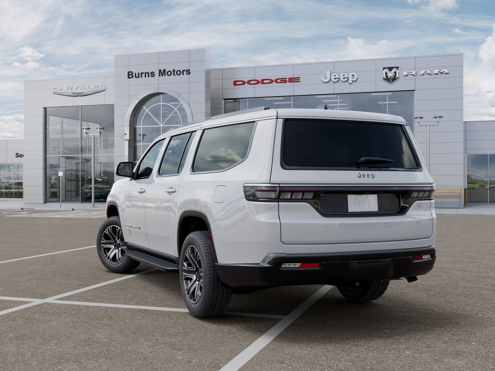 New 2026 Bright White Clear-Coat Exterior Paint Jeep 4x2 image 29