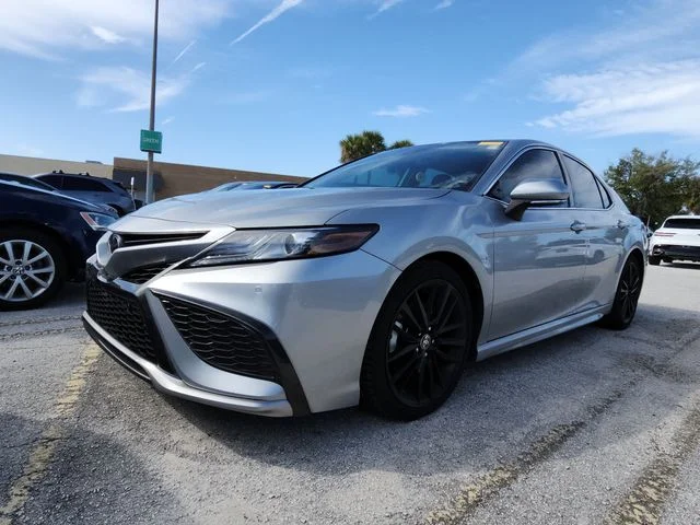 Used 2022 Silver Toyota XSE V6 image 2
