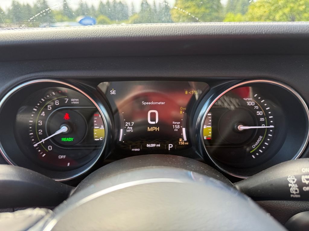 Used 2022 Gray Jeep Unlimited Sahara 4xe image 16