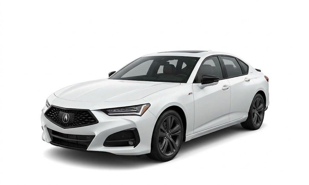 Used 2022 Platinum White Pearl Acura w/A-SPEC image 1