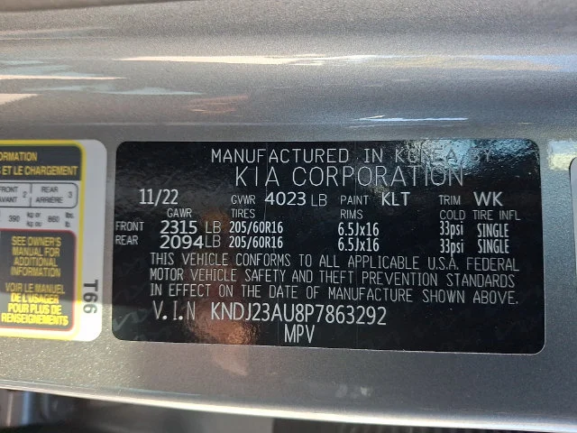 Used 2023 Gray Kia LX image 26