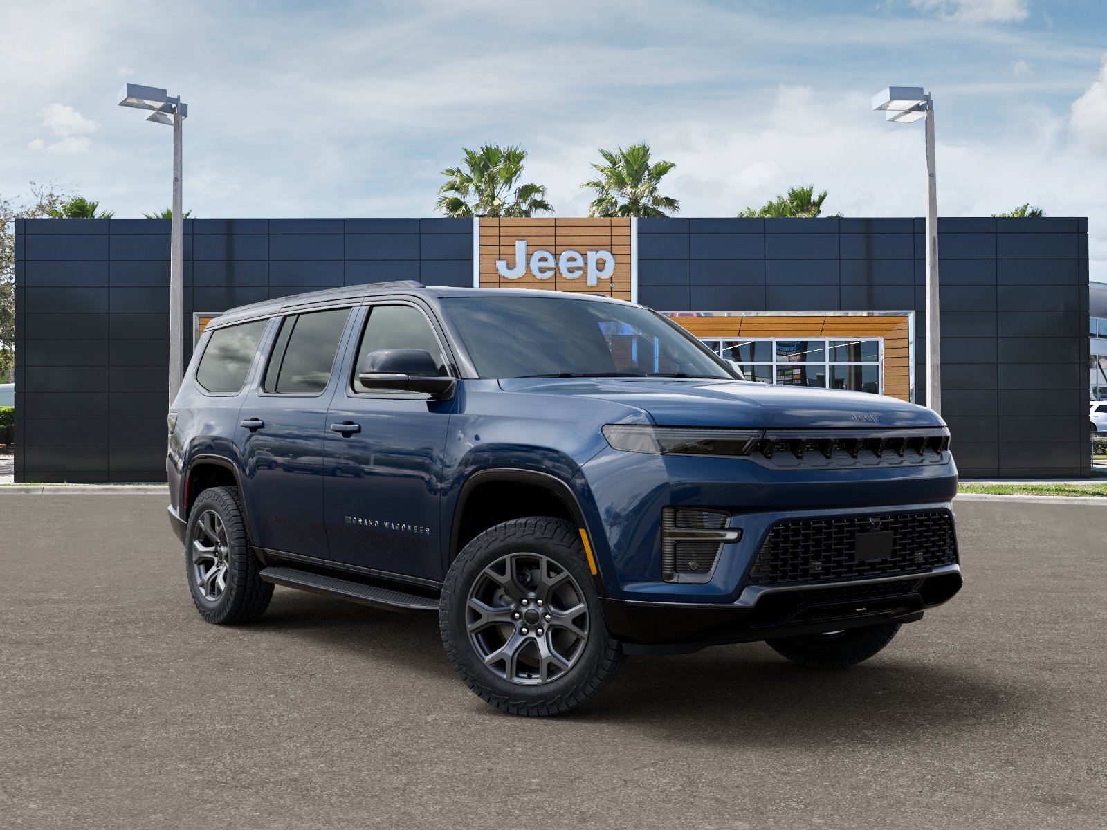 New 2026 Fathom Blue Pearl-Coat Exterior Paint (Late Availability) Jeep Grand Wagoneer image 5